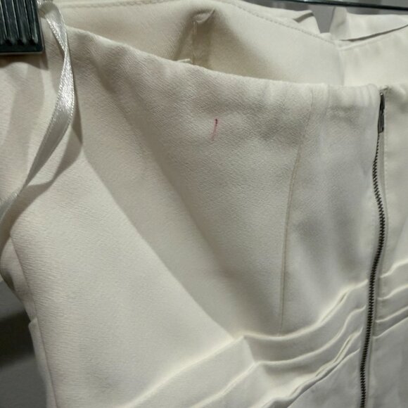 White House Black Market Draped Strapless Bustier Top Size 12 - Picture 6 of 6